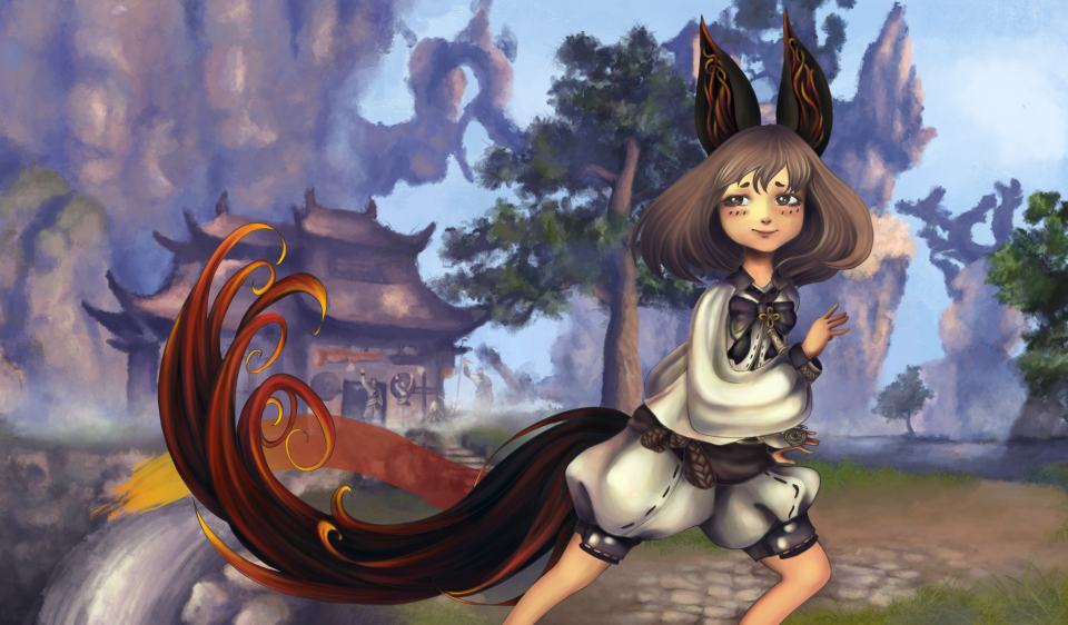 Načítací obrazovka pro Blade and Soul