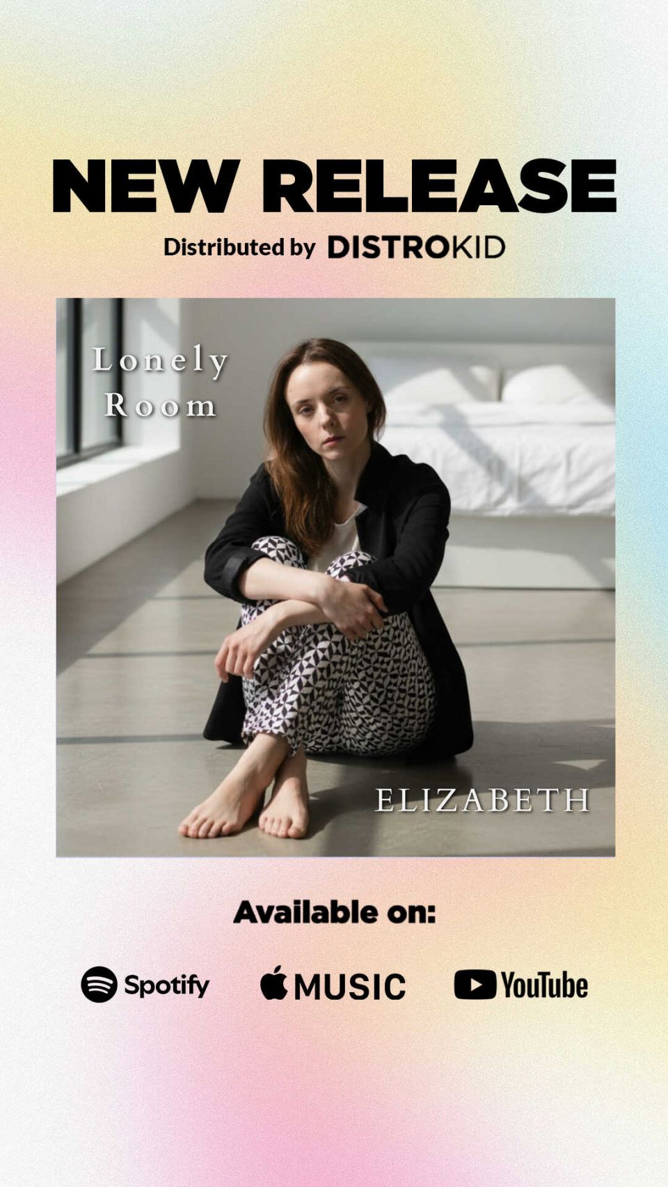 My song LONELY ROOM is OUT NOW ! 🤩 #Elizabeth  #ElizabethRayVictoria #eliskasladeckova