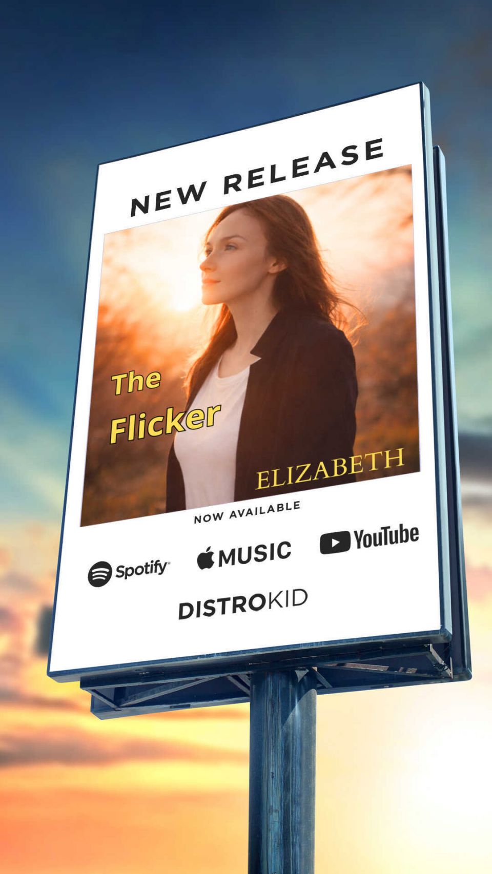 My song  The Flicker is OUT NOW ! 🤩 #eliskasladeckova #Elizabeth #ElizabethRayVictoria