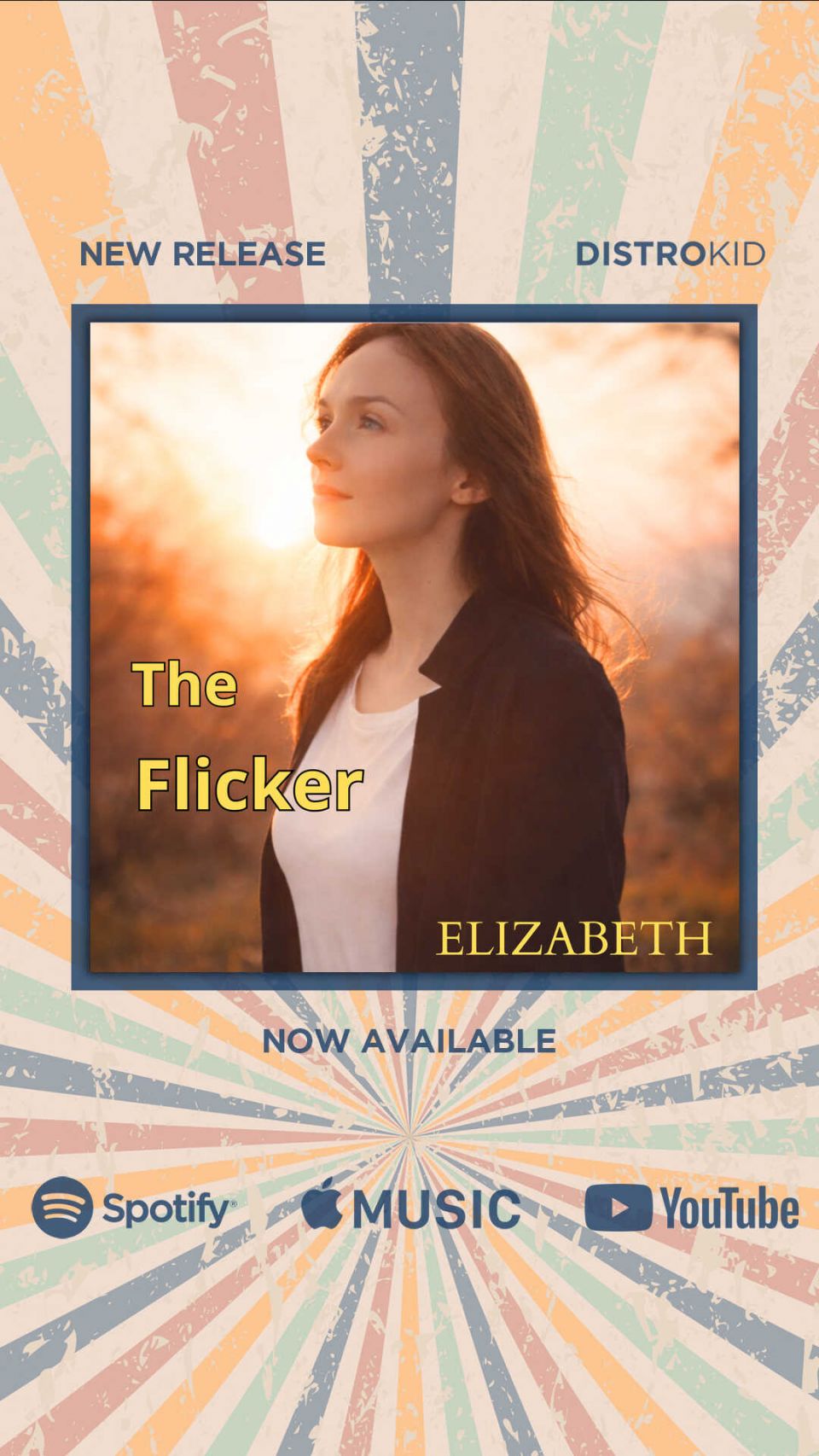 My song  The Flicker is OUT NOW ! 🤩 #eliskasladeckova #Elizabeth #ElizabethRayVictoria