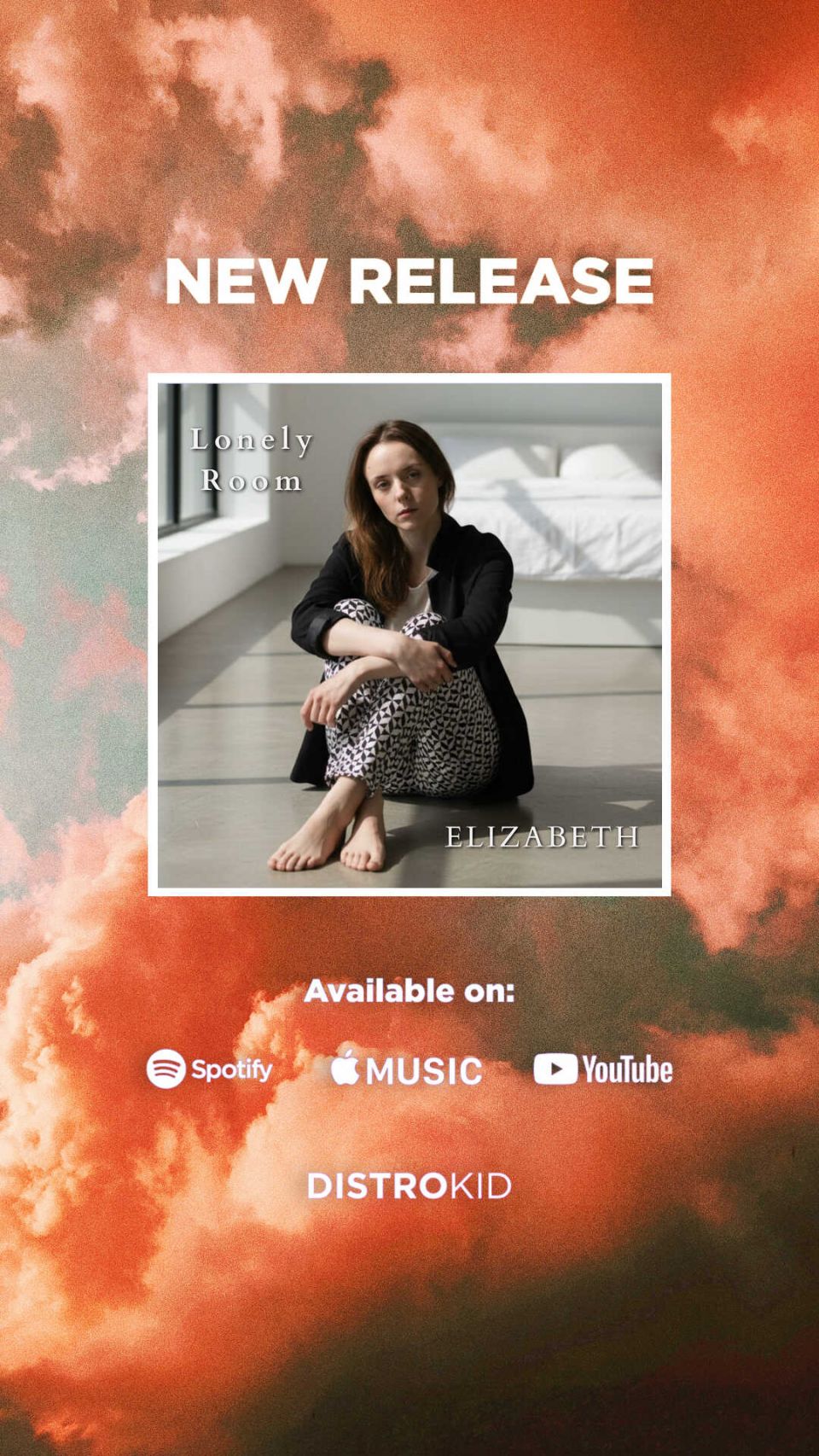 My song LONELY ROOM is OUT NOW ! 🤩 #Elizabeth  #ElizabethRayVictoria #eliskasladeckova